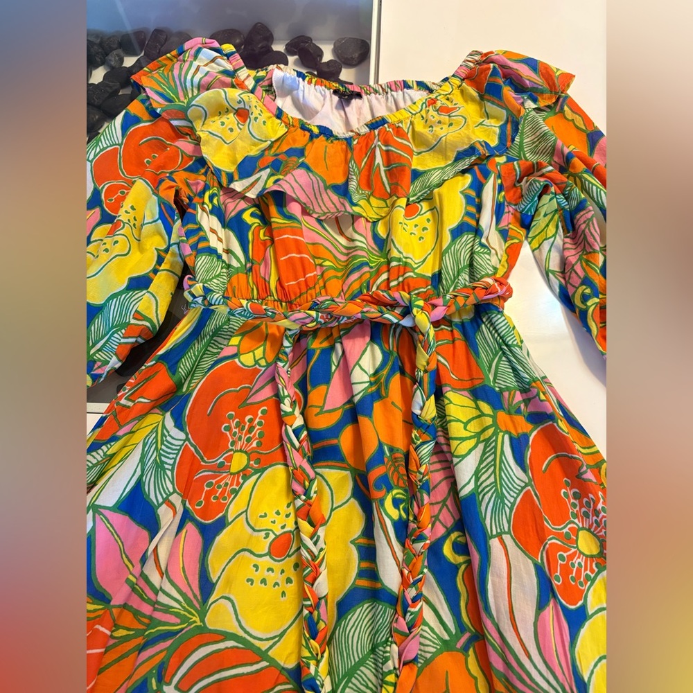 JCrew- Floral Multicolor Dress - Picture 2 of 11